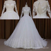 Real Sample Latest Design Made in China Lace Wedding Dress